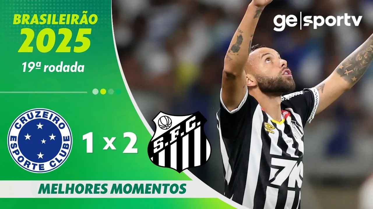 Cruzeiro 1 x 2 Santos