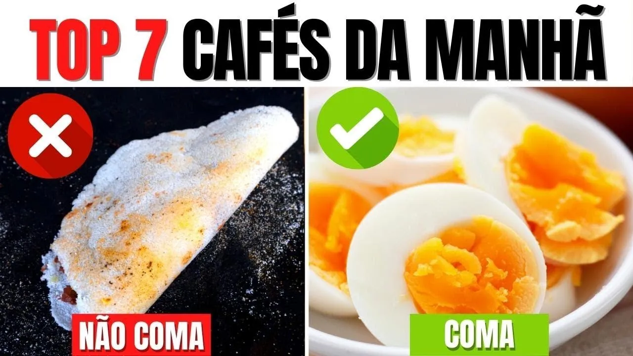 melhores alimentos para café da manhã