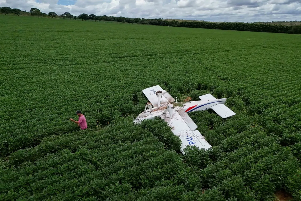 Aviao Pequeno Porte Caiu Df